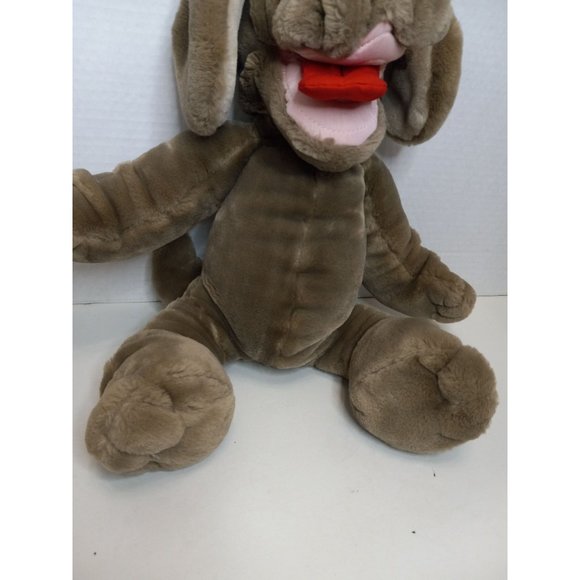 Ganz Bros 1981 Korea 17 Inch Wrinkles Dog Hand Puppet Vintage Plush - Picture 3 of 9
